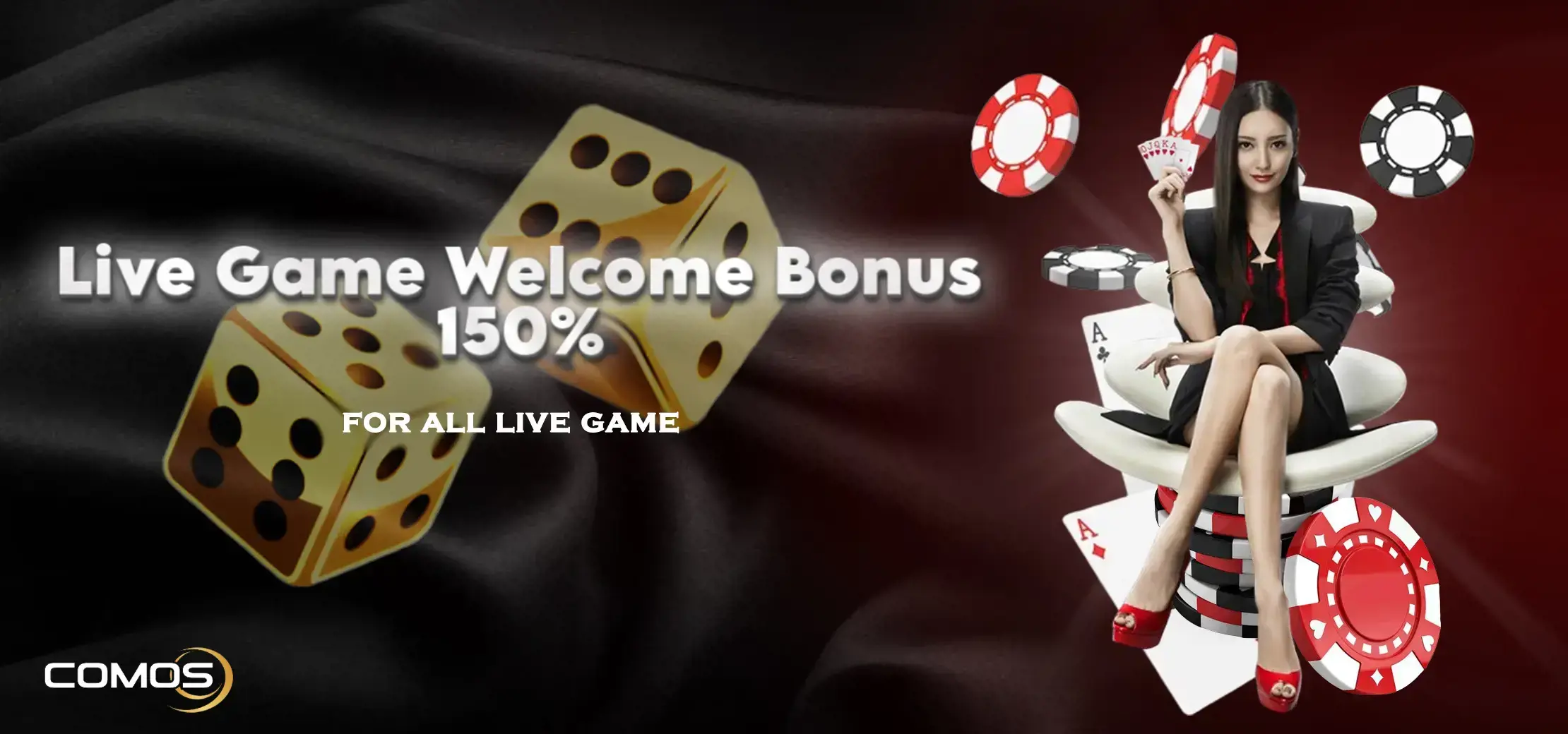 Welcome Bonus Live Game 150% ( 2026)